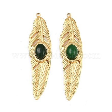 Крашеные натуральный белый нефрит подвески STAS-I352-03B-1