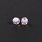 Acrylic Beads, Round, Violet, 8mm, Hole: 2mm, 100pcs/bag