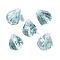 K9 Glass, Imitation Austrian Crystal Beads, Faceted, Teardrop, Light Blue, 12x10x10mm, Hole: 1.6mm