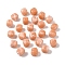 Opaque Acrylic Beads, Imitation Gemstone, Cube, Two Tone, Light Salmon, 17x15.5x15.5mm, Hole: 3mm, 143pcs/500g