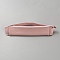 Leather Single Pen Holders, Rectangle, Pink, 170x35x7mm