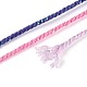 30 м окрашенный сегментный хлопковый шнур для макраме&nbsp;OCOR-T018-01O-3