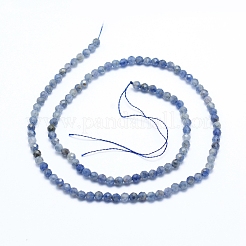 Нити из натурального иолита / кордиерита / дихроита G-G823-15-3.5mm