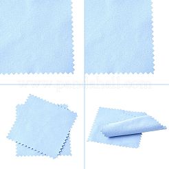 15 шт. квадратная салфетка для полировки серебра из искусственной замши&nbsp;AJEW-FS0001-46