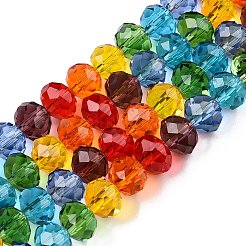 Прозрачные стеклянные бусины&nbsp;GLAA-T023-08B