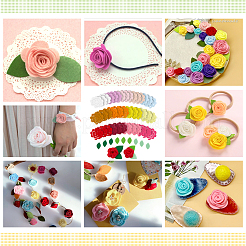 57 шт. 16 стиля заплаток из нетканого фетра&nbsp;PATC-PH0001-34