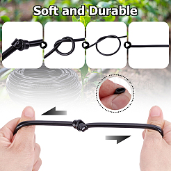 1 рулон ПВХ-трубки для капельного орошения&nbsp;AJEW-CP0010-27B