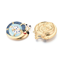 Подвески из нержавеющей стали 304 и эмали&nbsp;STAS-T073-63B-G