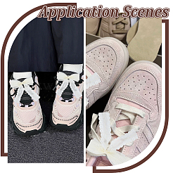 Кружевные банты для украшения обуви&nbsp;FIND-WH0126-646A