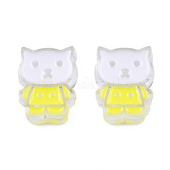 Прозрачные бусины из акриловой эмали&nbsp;TACR-N012-005G