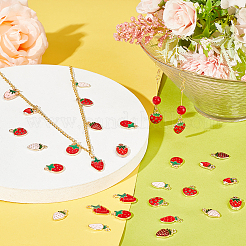 Подвески из сплава эмали 100шт 10 стиля&nbsp;ENAM-PH0002-57