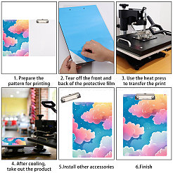 4 шт. термотрансферная фотопластина из МДФ&nbsp;FIND-CA0011-31