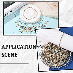 4000 шт. 4 цвета круглые пластиковые бусины-разделители ccb&nbsp;CCB-PA0001-05A