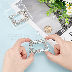 Украшение для обуви из хрусталя и горного хрусталя из сплава&nbsp;ALRI-FG0001-03A