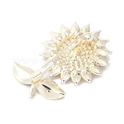 Броши из сплава подсолнечника со стразами для одежды рюкзака&nbsp;LS-JEWB-F038-04LG