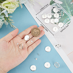 20 шт. Латунные серьги-гвоздики&nbsp;KK-BBC0010-56A