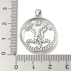 Стойки обшивки латунь микро проложить Циркон подвеску&nbsp;KK-F869-18P