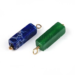 Подвески в форме куба из натурального тигрового глаза&nbsp;STAS-N110-18G