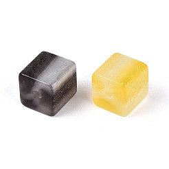 Непрозрачные смоляные кубические бусины&nbsp;RESI-T060-31M