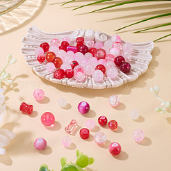 80 г прозрачных стеклянных бусин&nbsp;DGLA-TA0001-47I