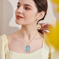 48 шт. 2 стиля сплава подвески с открытой задней панелью&nbsp;PALLOY-CA0002-29-1