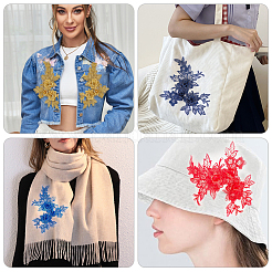 Аксессуары для костюмов с вышивкой из полиэстера и блесток&nbsp;FIND-WH20020-239C