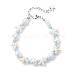 Браслеты для женщин из синтетической бирюзы&nbsp;BJEW-JB13227