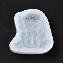 Мини-Хэллоуин череп и тыква пищевые силиконовые Молды для статуй&nbsp;DIY-G054-C03