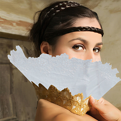 4.7~5 ярд хлопковых лент для вышивки цветов&nbsp;OCOR-MA0001-03B