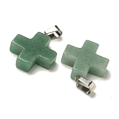 Естественный зеленый авантюрин подвески&nbsp;G-Z067-06P-05