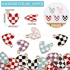 Подвески из эмали из сплава с покрытием 30 шт.&nbsp;ENAM-SC0006-24