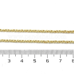 Латунные каната цепи ожерелья&nbsp;NJEW-A042-04G