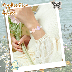 80 шт. Непрозрачные акриловые бусины&nbsp;OACR-SP0001-95