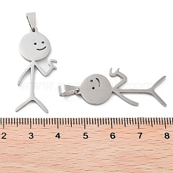 Подвески из нержавеющей стали 201 STAS-A090-01A-P