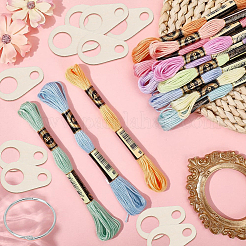 12 моток двухслойной полиэфирной нити для вышивания&nbsp;OCOR-CY0002-75