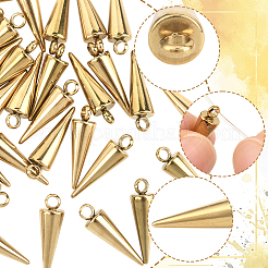 30 шт. ионное покрытие (IP) 201 подвески из нержавеющей стали&nbsp;STAS-BBC0008-62