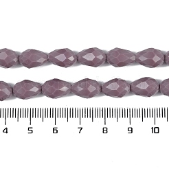 Непрозрачные однотонные нити бусин&nbsp;EGLA-N013-P8mm-D09