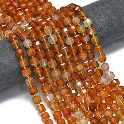 Натуральный красный агат бисер нитей&nbsp;G-K389-A08-01