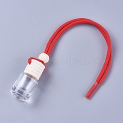 Стекло подвесные украшения&nbsp;LS-HJEW-WH0005-01