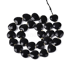 Природные обсидиана бисер нитей&nbsp;G-P592-B06-01