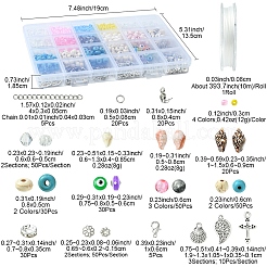 Наборы для самостоятельного изготовления летних браслетов из стекла&nbsp;DIY-FS0007-91