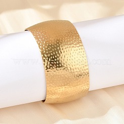 Браслеты-манжеты из нержавеющей стали 304 для женщин&nbsp;BJEW-B120-04G-02