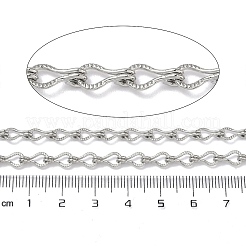 Латунные текстурированные цепочки с витыми звеньями&nbsp;CHC-H116-05P