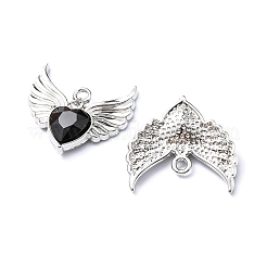 Стеклянные подвески из сплава с покрытием стойки&nbsp;FIND-YW0001-85A