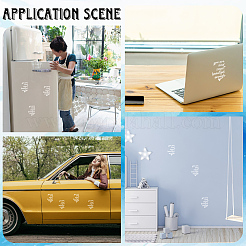 Водонепроницаемые наклейки на зеркало заднего вида для домашних животных&nbsp;DIY-WH20001-71C