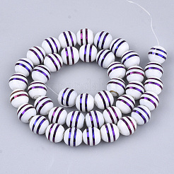 Стеклянные бусины с гальваническим покрытием &nbsp;EGLA-S177-06A-02