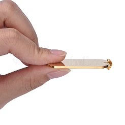 Большие подвески из нержавеющей стали 304 с вакуумным покрытием PVD&nbsp;STAS-I140-19E-G