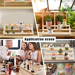 3-ярусные акриловые стойки для фигурок&nbsp;ODIS-WH0027-059D