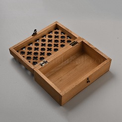 Деревянные декоративные коробки с полой крышкой для цветов&nbsp;CON-WH20006-009