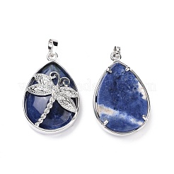 Природные подвески содалитом&nbsp;G-G900-01P-09